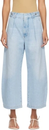 Citizen Of Humanity Payton High-rise Twill Wide-leg Pants In Strte