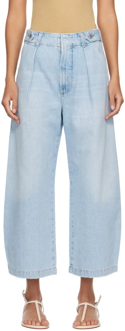 CITIZEN OF HUMANITY BLUE PAYTON UTILITY JEANS