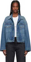 Citizens Of Humanity Quira Puff Denim Jacket In Good Neighbor (lt In