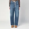 Citizen Of Humanity Blue Washed Jeans With Drawstring In Blue