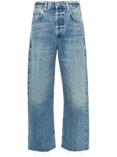 Citizen Of Humanity Blue Wide Leg Jeans
