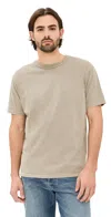 Citizen Of Humanity Mens Pelican (md Khaki) Crewneck Regular-fit Cotton-jersey T-shirt