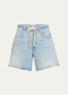 Citizen Of Humanity Brynn Drawstring Denim Shorts In Jesamyn Md Ind