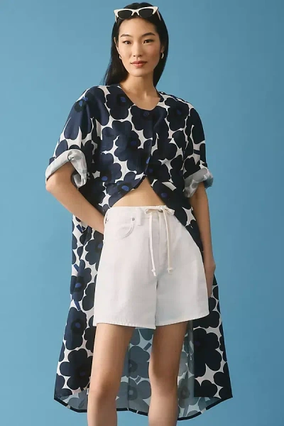 CITIZEN OF HUMANITY BRYNN DRAWSTRING DENIM SHORTS
