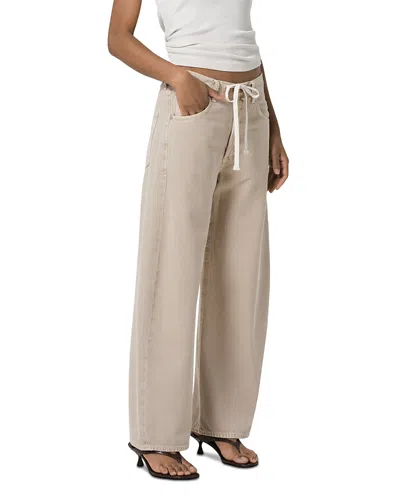 Citizens Of Humanity Brynn Drawstring High Rise Jeans In Burnished Quartz