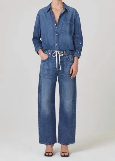 Citizen Of Humanity Brynn Drawstring Trouser In Atlantis