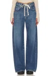 Citizen Of Humanity Brynn Drawstring Trouser In Atlantis In Green