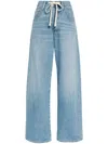 Citizens Of Humanity Brynn Drawstring Rigid Low-rise Wide-leg Jeans In Lt Indigo