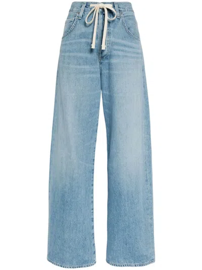 CITIZENS OF HUMANITY CITIZENS OF HUMANITY BRYNN DRAWSTRING-WAIST COTTON JEANS