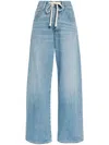 Citizens Of Humanity Brynn Drawstring Rigid Low-rise Wide-leg Jeans In Lt Indigo