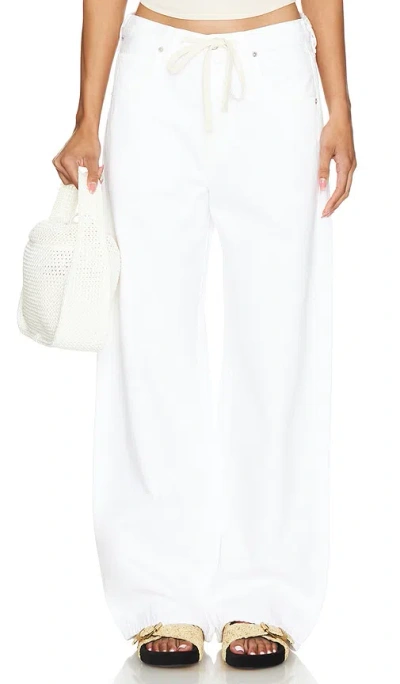 CITIZEN OF HUMANITY BRYNN DRAWSTRING WIDE LEG JEANS