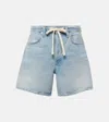 Citizen Of Humanity Brynn Drawstring Denim Shorts In Blue