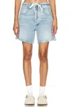 Citizen Of Humanity Brynn Drawstring Denim Shorts In Multi