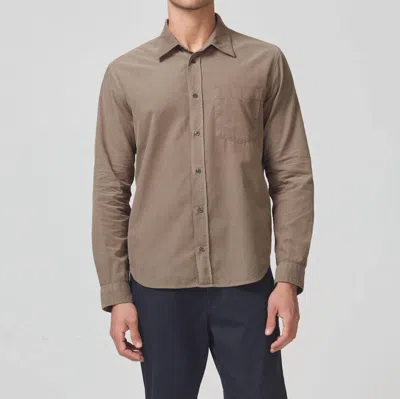 Citizen Of Humanity Cairo Corduroy Shirt In Kalamata In Multi