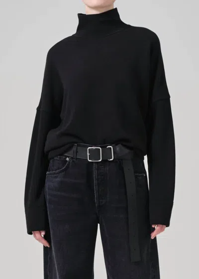 Citizens Of Humanity Cara Turtleneck Sweater In Black