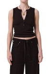 Citizen Of Humanity Caralyn Tank In Chocolate