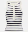 Citizen Of Humanity Caralyn Striped Cotton-blend Tank Top