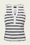 Citizen Of Humanity Caralyn Striped Cotton-blend Tank Top