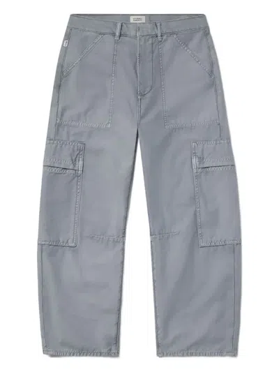 Citizen Of Humanity Marcelle Cargo Barrel Pants In Hematite