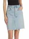 Citizen Of Humanity Carolina Deconstructed Knee Skirt In Array In Multi