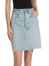 Citizen Of Humanity Carolina Deconstructed Knee Skirt In Array In Multi