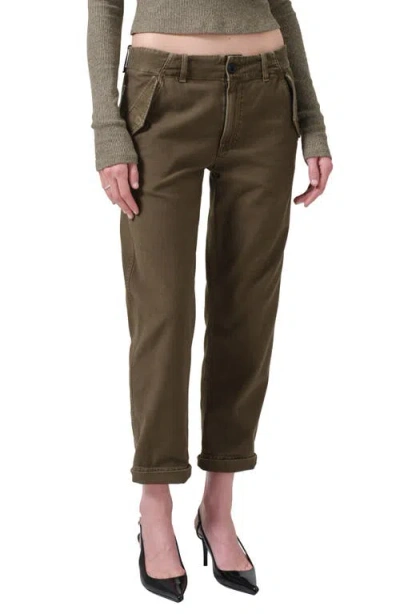 Citizen Of Humanity Citizens Of Humanity Carter Sateen Crop Utility Pants In Vint Costes