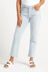 CITIZENS OF HUMANITY CHARLOTTE HIGH RISE STRAIGHT CROP JEANS IN SUNBLEACH