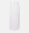 Citizen Of Humanity Off-white Circolo Denim Maxi Skirt In White