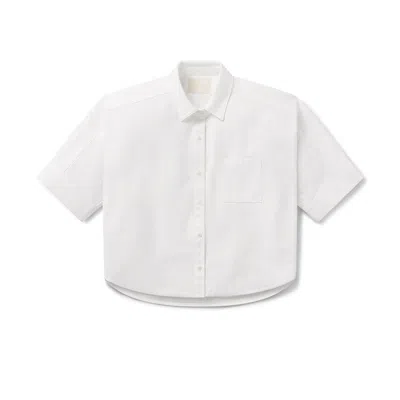 Citizens Of Humanity Claire Origami Shirt In Optic White
