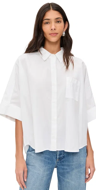 CITIZEN OF HUMANITY CLAIRE SHIRT OPTIC WHITE