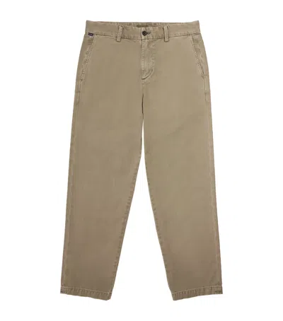 Citizen Of Humanity Cotton Straight Chinos In Brown