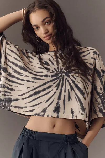 CITIZEN OF HUMANITY CROP CAPE TEE