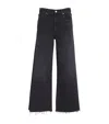 Citizens Of Humanity Cropped Lyra Wide-leg Jeans In Black