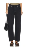 Citizen Of Humanity + Net Sustain Devi High-rise Straight-leg Organic Jeans In Black