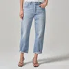 CITIZENS OF HUMANITY DAHLIA BOW LEG JEANS IN RIBBON