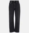 Citizens Of Humanity Black Annina High Rise Wide Leg 33 Jeans In Black