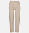 Citizens Of Humanity Dahlia Low-rise Barrel-leg Jeans In Neutral