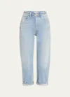 Citizens Of Humanity Dahlia Bow Leg Baby Roll Jeans In Ribbon In Ribbon