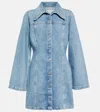 Citizens Of Humanity Blue Danni Denim Minidress In Celestia