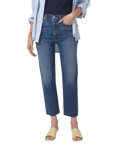 Citizens Of Humanity Daphne Crop High Rise Stovepipe In Blue