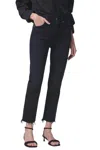 Citizens Of Humanity Daphne Crop Jeans In Peppercorn In Multi