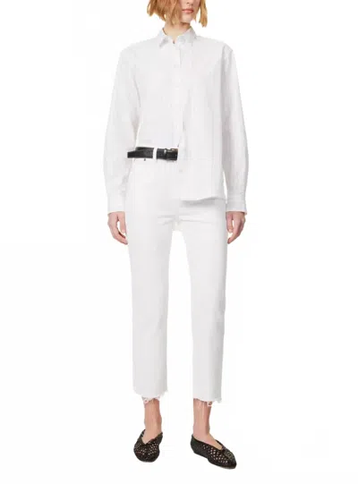 Citizen Of Humanity Daphne Crop Pants In Lucent In White