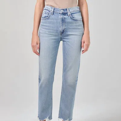 CITIZENS OF HUMANITY DAPHNE HIGH RISE STRAIGHT LEG JEANS