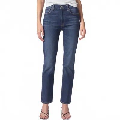 Citizen Of Humanity Daphne Straight Leg Jean In Everdeen In Blue