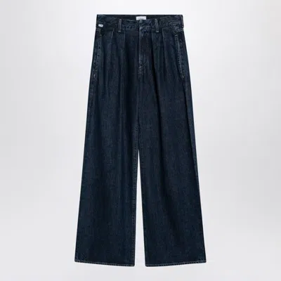 Citizens Of Humanity Dark Wide Jeans With Pleats
