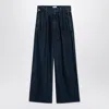 Citizens Of Humanity Dark Wide Jeans With Pleats