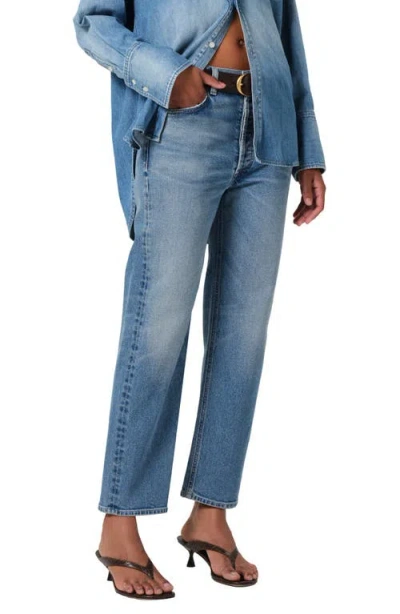 Citizens Of Humanity Delfina High Waist Ankle Straight Leg Jeans In Elsinore