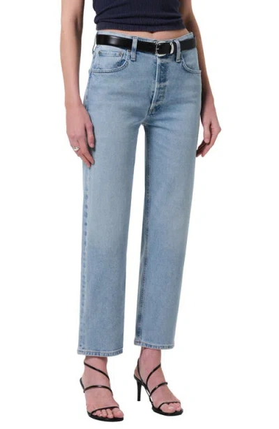 Citizens Of Humanity Delfina High Waist Straight Leg Jeans In Saloon