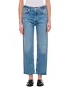 Citizens Of Humanity Delphina High Rise Straight Jean In Elsinore In Blue