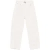 Citizens Of Humanity Denim Trousers With Belt Loops In Neutral